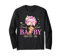 Gigi We Can Bearly Wait Baby Shower Bear Family Matching Long Sleeve T-Shirt
