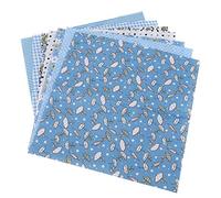 Gigicial 7Pcs Fabric Bundles, Vintage Floral Precut Fabrics, Squares Quilting Sewing Precut, No Repeat Design, for Sewing DIY Patchwork Craft (9,84 * 9,84 pulgadas)