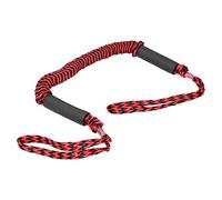 Gigicial Bungee Dock Line, Elastic Wharf Rope Stretchable, Clip Mooring Boat Lines & Dock Ties, for Boat, PWC, Jet ski, Pontoon, Kayak, Canoe (Ondas rojas y negras)