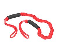 Gigicial Bungee Dock Line, Elastic Wharf Rope Stretchable, Clip Mooring Boat Lines & Dock Ties, for Boat, PWC, Jet ski, Pontoon, Kayak, Canoe (Rojo)