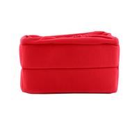 Gigicial Camera Bag, Foldable Velvet Protective Bag for DSLR Partition Camera Insert Bag (Red)