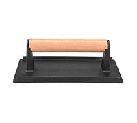 Gigicial Cast Iron Grill Press, 8.1 Inch Rectangle Heavy-Duty Cast Iron Bacon Press, Perfectly Grilled Steak, Meat, Sandwich, Panini, Rectangle