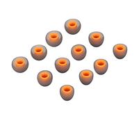 Gigicial Com Ply Foam Ear Tips for Jay Bird X4 X3 X2 X，Be Ats By Dr Power Be Ats 6 Pairs Soft Noise Isolation Memory Foam Replacement Earbud Tips, Unshakeable Fit, Earbuds Replacement-Grayish Orange