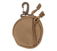 Gigicial Currency Purse with Key Chain, Portable Keychain with Pull Closure, Multifunctional Fashionable Large Capacity, for Women Credit ID Headset Lipstick (Khaki)