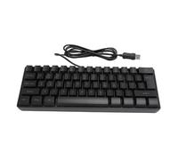 Gigicial Gaming Keyboard 60 Percent Keyboard 61 Keys Portable USB Wired Keyboard with RGB Backlight