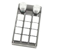 Gigicial Gaming Keypad, One Handed Macro Mechanical Keyboard 12 Key Multifunction Programmable Keypad Suitable For The Office Game Lab (Black White)