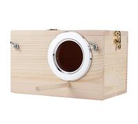Gigicial Parakeet Nesting Box Bird House, Wood Breeding Box Parrots Mating Box, Nesting Box for Bluebird Finch Swallow Wren Chickadee Wild Bird Supplies