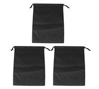 Gigicial Shoe Dust Bags, Storage Bag, Drawstring Nylon Cinch and Ditty Stuff Pouch with Toggle for Travel, Home, Luggage, Handbags, Storage, Accessories (Black)