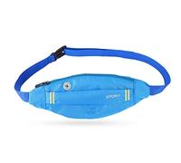 Gigicial Waist Bag, Mini Fanny Pack Belt Bag for Women and Men, Fashionable Waist Pack, Outdoor Sport Running Cycling Gym Waist Belt Bag Nylon Pack (Blue)