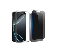 GIGIKISS Compatible for iPhone 16 Pro Max Privacy Screen Protector 6.9 inch, Anti Spy Anti Blue Light HD Tempered Glass Screen Protector Easy Installation, Case Friendly, 2 Pack Black
