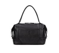 GIGIL Stylish Vegan Leather Baby Bambino Changing Bag with 9 Pockets - Multi-Functional Water Resistant Nappy Bag, Changing Mat, Shoulder Strap and Pram Clips - Unisex Travel Tote Bag (Midnight Black)