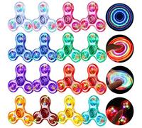 Gigilli Fidget Spinners 16 Pack, Easter Basket Party Favors Fillers Led Light Up Fidget Spinners for Kids, Goodie Bag Stuffers Fidget Spinner Glow in The Dark Party Supplies, Birthday Classroom Prizes