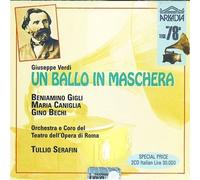GIGLI BENIAMINO (tenore) - Verdi: Un ballo in maschera