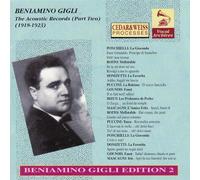 Gigli,Beniamino - The Acoustic Recordings