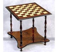 Giglio 2 Level, 4 Legged Wooden Chess Table (60mm squares)