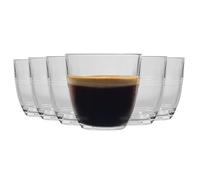Gigogne Glass Tumblers - 160ml Drinking Glasses for Water, Juice - Pack of 12