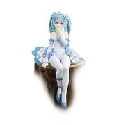 Gigsja 15cm mit Anime Hatsune Miku Feen Kawaii Sitzende Haltung Figur mit Anime Figur Statue Ornament