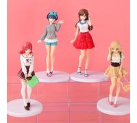 Gigsja 18cm/7.08 inches 4pcs Rent A Girlfriend Action Figures PVC Material Toy Statue Suitable for Gifts