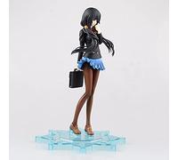 Gigsja Anime Girl Figure 16CM Anime Date A Live Tokisaki Kurumi School Uniform Beautiful Girl's Standing Ver. Painted PVC Action Figures Ornament Adult Toy Models Ornament Collection Birthday Gift