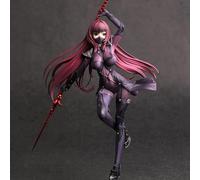 Gigsja Anime Girl Figure 31CM Anime PVC Fate/Grand Order Lancer Scathach Aquamarine Standing Character Model Ornament Adult Toy Beautiful Girl Ornament Collection Action Figure Birthday Gift