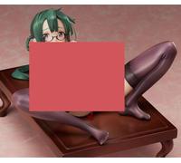Gigsja Anime Girl Figure Ecchi Waifu Figure Japanese Anime Characters Munetoku Ichimanda Tokuno Senzaki Cat On Desk Beautiful Girl PVC Characters Model Adult Toy Action Figure Ornament Handmade Christ