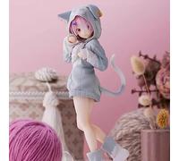 Gigsja Anime Girl Figure Ecchi Waifu Figure Japanese Anime Characters Re:Life In A Different World From Zero Rem Ram Beautiful Girl PVC Action Figure Model Toy Statue Boxed Children's Birthday Christm