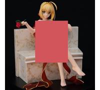 Gigsja Anime Girl Figure GigsjaEdition Ecchi Figure Removable Anime Fate Stay Night Extra Red Saber Nero Claudius Caesar Seated Swimsuit Girls Action Figure PVC Collection Ornament Doll Statue Chris
