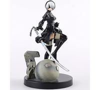 Gigsja GigsjaGame Anime Figure NieR Automata Yorha No.2 Type B 2B Standing Beautiful Girl Cartoon Toy PVC Action Figure Desktop Collectible Ornaments Model Doll Boxed Gift