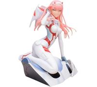 Gigsja Zero Two Racing Suit Statue 1/12 Action Figure Figure/Anime Figure/Painted Character Model/Toy Model/PVC/Anime Collectors Item 16cm/6.3in(2pcs)