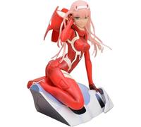 Gigsja Zero Two Racing Suit Statue 1/12 Action Figure Figure/Anime Figure/Painted Character Model/Toy Model/PVC/Anime Collectors Item 16cm/6.3in(2pcs)