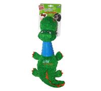 GiGwi Crocodile Plush Dog Toy With TPR Neck - One Size