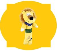 GiGwi Dog Toy, Plush Toy, Cute Squeaky Dog Toy for Playing and Cuddling, 30 cm (Lion)