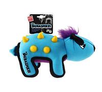 GiGwi Duraspikes Extra Durable Dog Toy Light Blue Rabbit Interactive Chew Toy for Tough Chewers