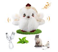 Gigwi Flappy Bird Cat Toy For Indoor Cats, Rechargeable Lifelike Sandp