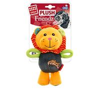 GiGwi PlUSh Friendz Squeaker Dog Toy, Lion, 6147