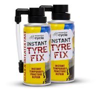 Gigzo Land Bicycle Cycle Tyre Fix Spray - Instant Puncture Repair kit for All Bike Types - Portable Bicycle Tyre Sealant for Cycling Trips, Daily Commutes and Long Rides - Pack of 2, 200ml