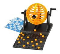 Gigzo Land Bingo Game Set, 90 Numbered Balls and 12 Colourful Playing Cards, Hand-Eye Coordination and Develops Fine Motor Skills, Educational Memory Game for Adults, Family Bingo Set - Pack of 1