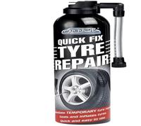 Gigzo Land Emergency Tyre Fix Spray, Puncture Sealant Aerosol, Portable and Temporary Flat Fix, Compact Tyre Repair Aerosol, Fast-Acting Puncture Sealant for Cars, Motorcycles and Bikes - Pack of 1