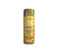 Gigzo Land Metallic Gold Spray Paint 200ml - Multipurpose Shimmering Finish - Long Lasting for Metal, Wood, Interior & Exterior Decoration | Easy Application, 1Pcs