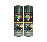Gigzo Land Nato Green Matt Spray Paint 250ml - Quick Drying Aerosol, Excellent Coverage, Non-Reflective Matte Finish - for Metal, Wood, Plastic and Lightweight (2PCS)