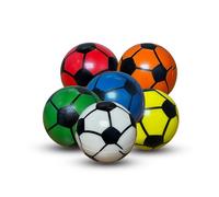 Gigzo Land Soft Foam Sponge Ball for Indoor or Outdoor Play - Vibrant Colours Stress Relief Ball, Motor Skills Toy Enhances Hand-Eye Coordination, Perfect for Kids, Teens and Adults - Pack of 6