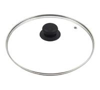 Gigzo Land Transparent Glass Lid Cover, Ergonomic Cool-Touch Knob, Heat Resistant Cookware, Tempered Glass Lid with Easy-Grip Handle, Modern Kitchen Accessory, Universal Fit for Pots and Pans - 22CM