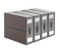GiHaood 4 Pack Bed Sheet Organisers & Storage Boxes Foldable Underbed Linen Closet Organiser Bags for Duvet Covers Blankets Clothes Wardrobe Storage Grey