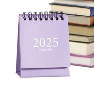 Gihioue 2025 Desk Calendar, Desk Calendar, 2025 Planning Scheduling 360 Degree Page Change | Reversible Calendar for the Classroom, Monthly Plan, Double-Sided for Meditations, Reflections, Blessings
