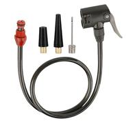 Gihioue Air Pump Extension Nozzle, Flexible and Leak-proof Quick Coupling Multifunctional, Replacement Parts Set, Inflation Nozzle Extension, Suitable for Cars, Trucks, Motorcycles, Balls