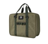 Gihioue Camping Storage , Cooking Utensil , Travel Bag - Waterproof Cookware Bag with Large Capacity and Two-Way Zip for Barbecue, Camping, Army Green, see description, See