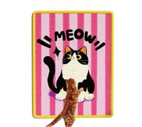 Gihioue Cat Scratching Pad Self-Adhesive | Self-Adhesive Scratching Pad for Cats - Bright Scratching Mat for Living Room Bedroom Stair Railing Car Wall Door Chair Office Floor Sofa Carpet