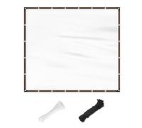 Gihioue Chicken Coop Tarpaulin, Insulated Shade, Reinforced Edges and Transparent Outer Tarpaulin - for Gardening, Winter, Shed, Patio, Home, Garden Gazebo, Construction Work