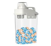 Gihioue Detergent Dispenser,Detergent Holder with Lid for Laundry Pod | Large Capacity Scent Booster Beads Dispenser, Fabric Softener Dispenser for Softener Beads