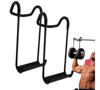 Gihioue Dumbbell Spotter Hooks, 2 x Heavy Duty Dumbbell Spotter Stand for Bench Press, Dumbbell Bench Press Dumbbell Hook for Women, Men, Chest and Shoulder Training
